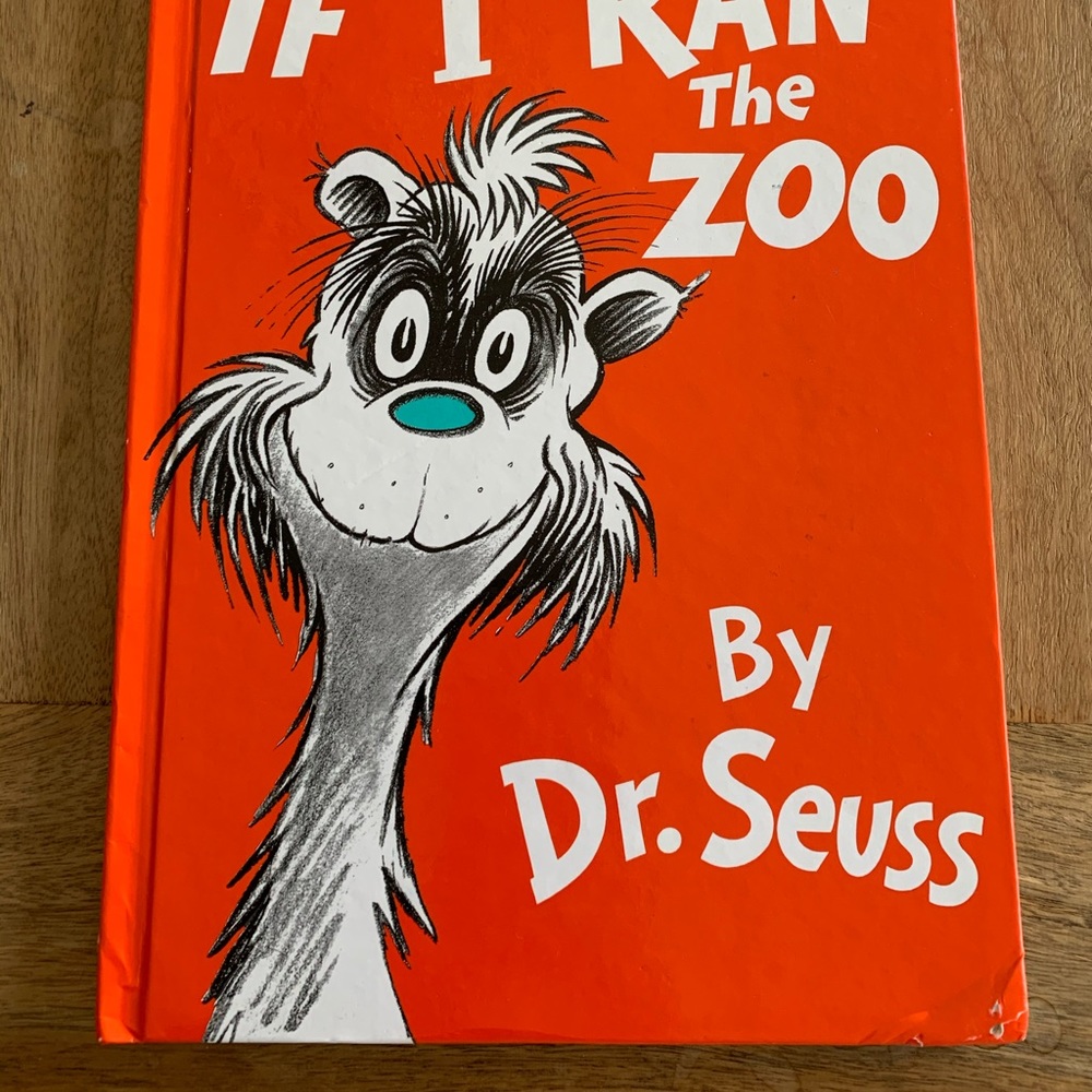 Dr Suess If I ran the Zoo book hardcover rare